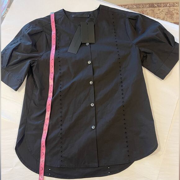 NWT Jenni Kayne NWT-Harper Blouse Black Size Extra Small - Picture 13 of 14